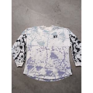 Spirit Jersey NYC Adult M White AOP Paint Splatter New York